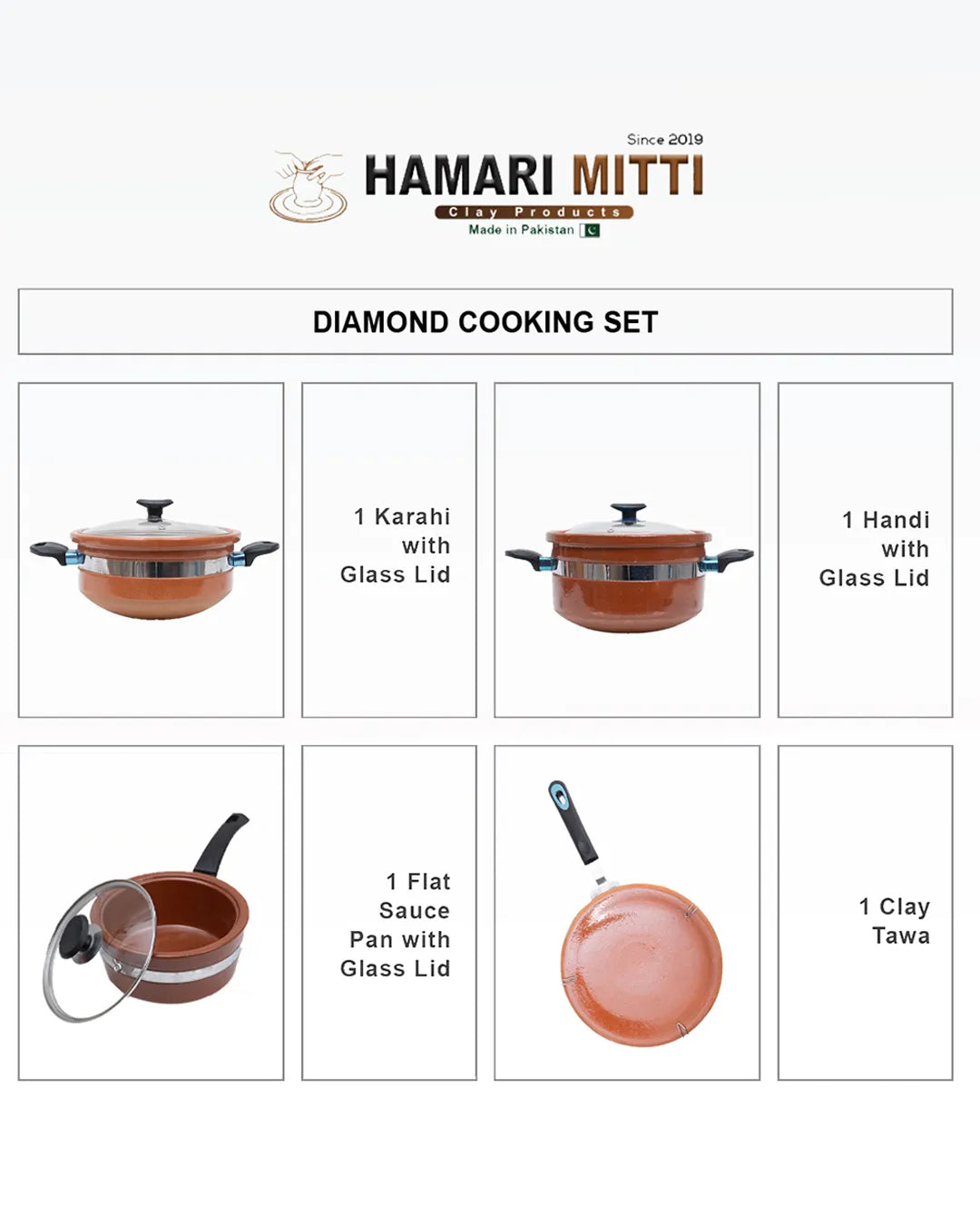 Diamond Cooking Set