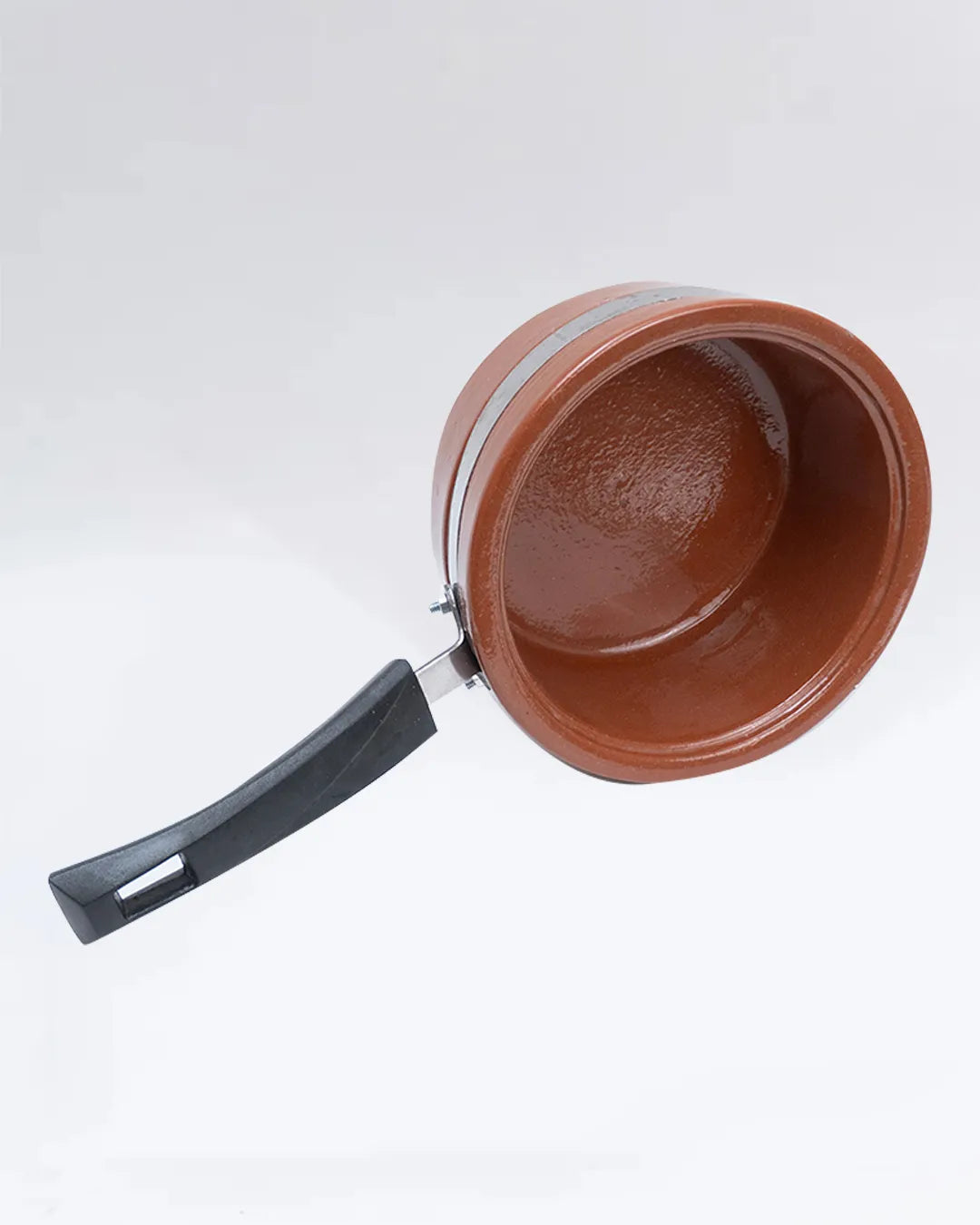 Glazed Clay Saucepan