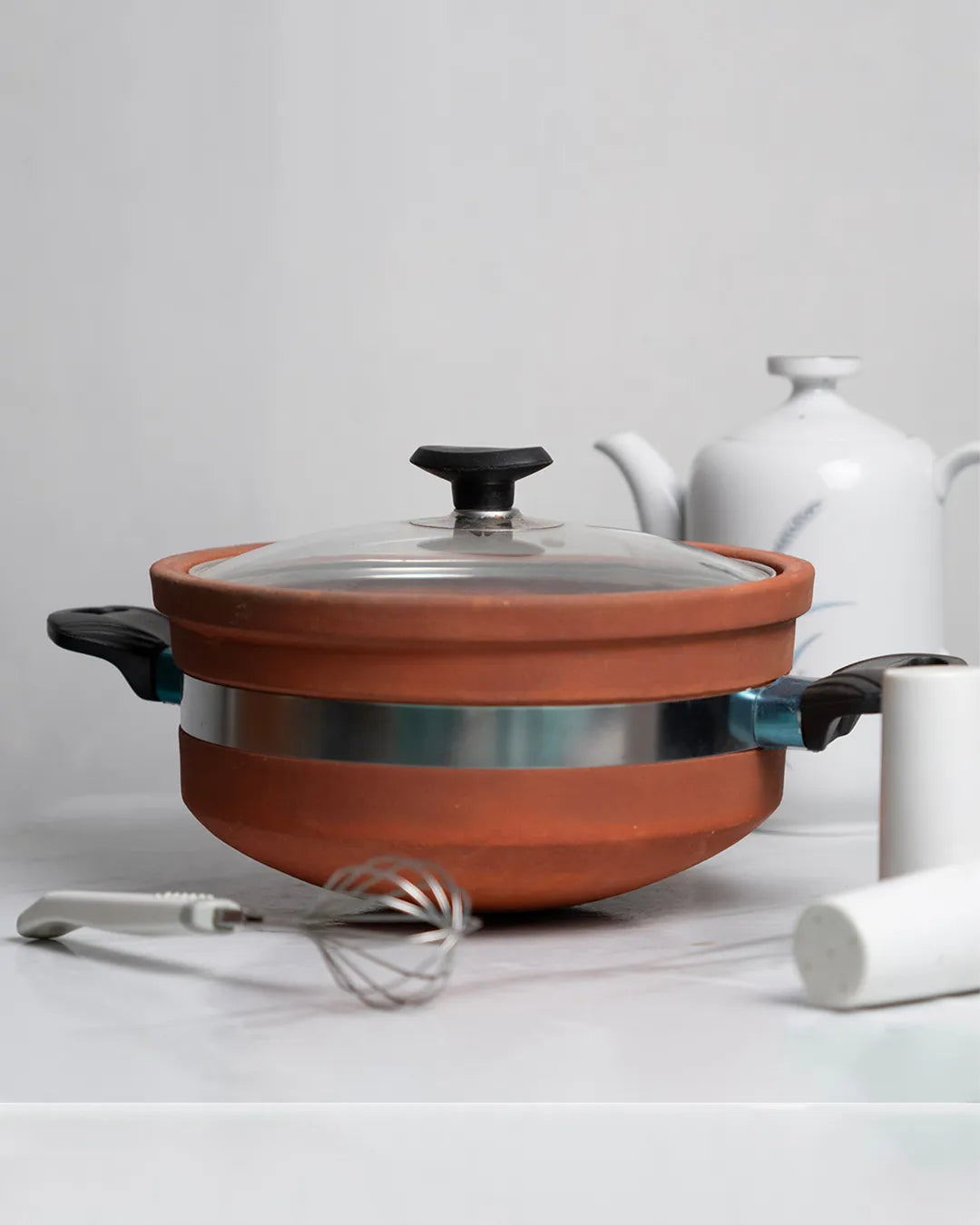 Non-Glazed Clay Karahi