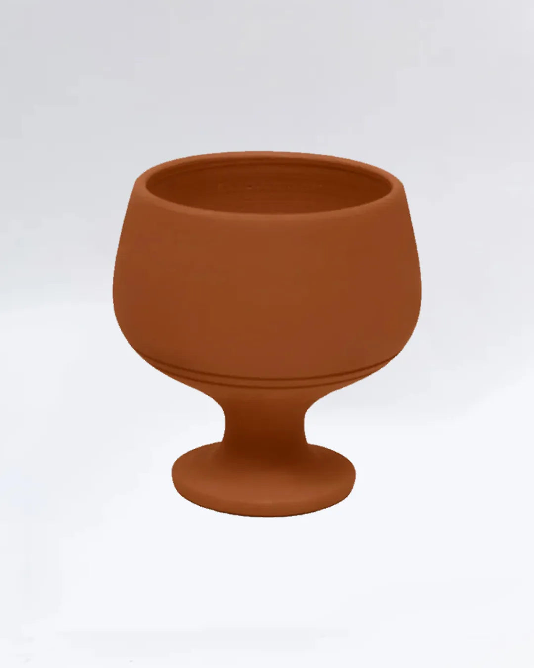 Set of 6 Round Clay Glasses