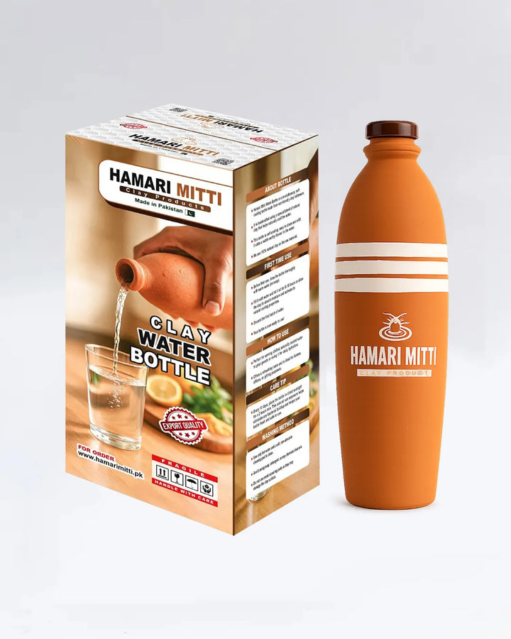 Handcrafted Clay Water Bottle 1200ml